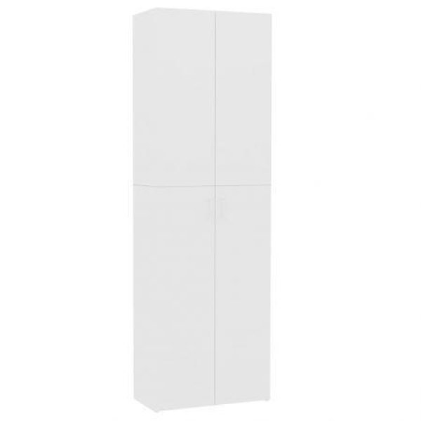 Office Cabinet White 60x32x190 cm Chipboard