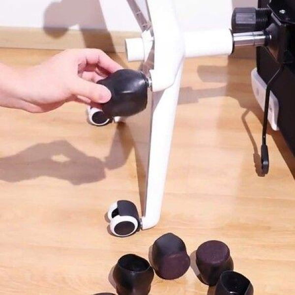 Office Furniture Casters Cups Chair Leg Floor Protectors From Scratches And Noise (5 Pcs)