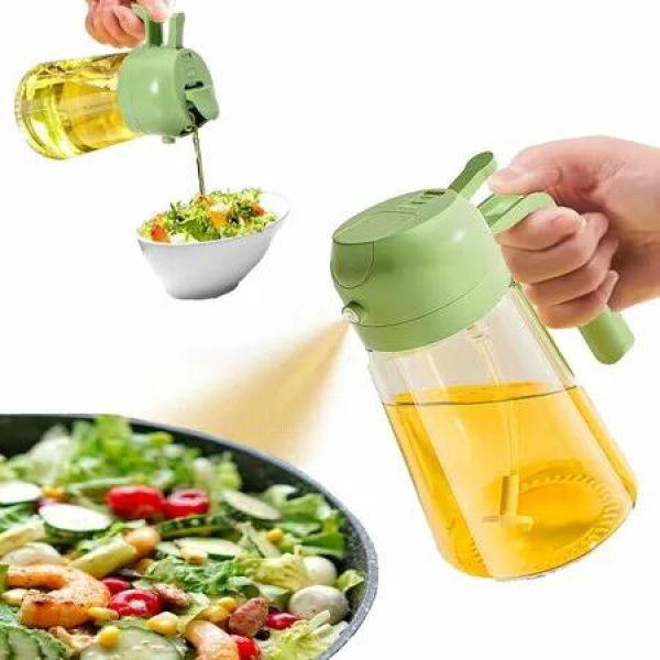 Oil Sprayer for Cooking, 470ML Olive Oil Sprayer, Oil Sprayer for Air Fryer, Salad, BBQ, Roast,1 Pack