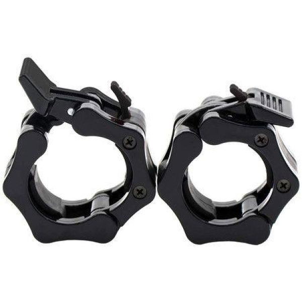 Olympic Barbell Clamps 2-inch Quick Release Pair Of Locking 2