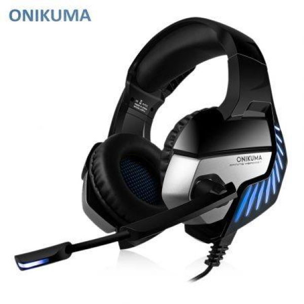 Onikuma K5 Pro Stereo Gaming Headset Over-ear Headphones With Mic LED Light For Xbox One / PS4 / PC.