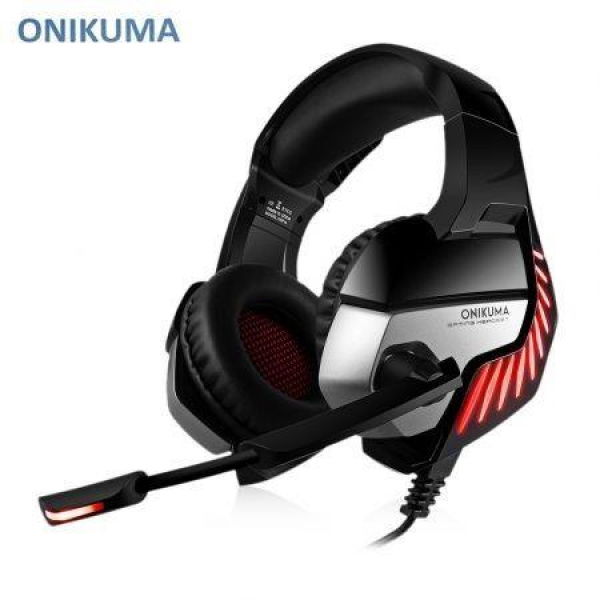 Onikuma K5 Pro Stereo Gaming Headset Over-ear Headphones With Mic LED Light For Xbox One / PS4 / PC.