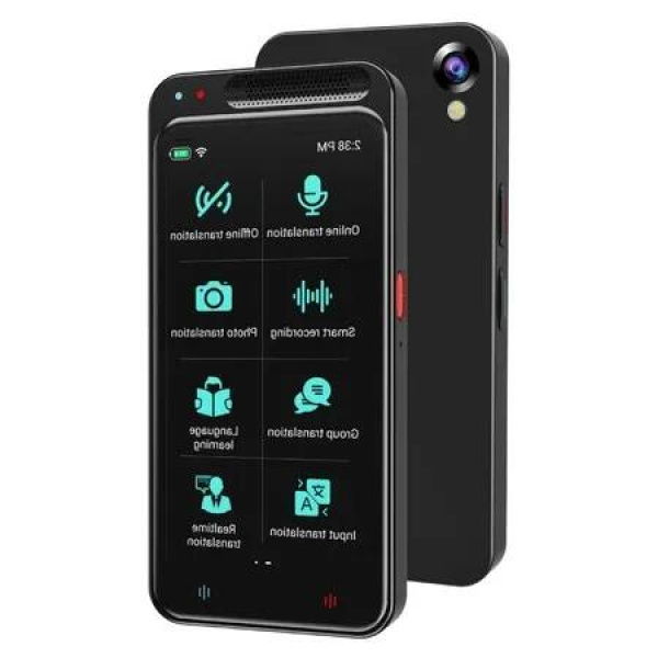 Online/offline Real Time CHATGPT AI Language Translator- Instant Translation in 138 Languages on a 4.1' Touch Screen - Perfect for Travel/Communication