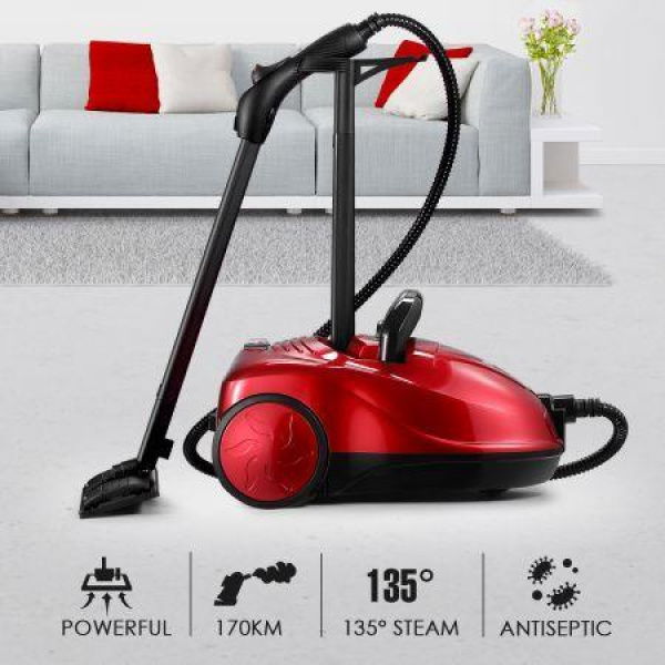 Only 1-minute Heat-up Time. 3.4L High-pressure Steam Mop Cleaner For Tile Wood Carpet Glass.