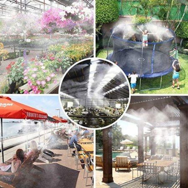 Outdoor Atomization Cooling System For Terrace/Garden/Trampoline/Water Park.