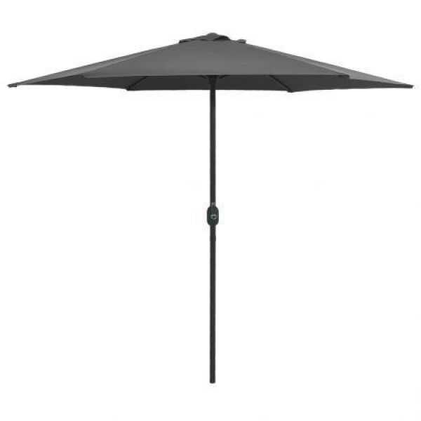 Outdoor Parasol with Aluminium Pole 270x246 cm Anthracite