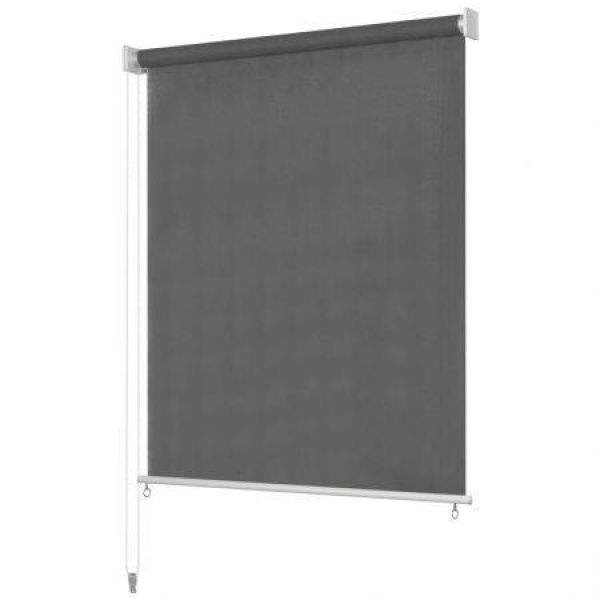 Outdoor Roller Blind 220x140 Cm Anthracite