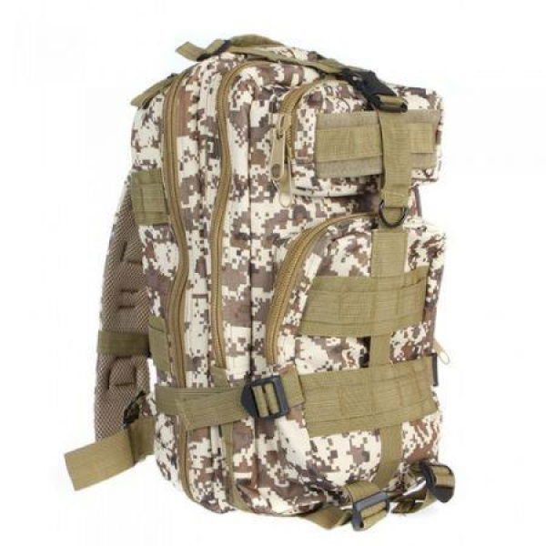 Outdoor Sport Military Tactical Backpack Molle Rucksacks Camping Hiking Trekking Bag Desert Camouflage