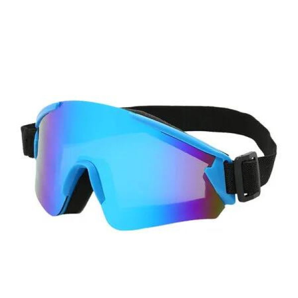 Outdoor Windproof Ski Goggles Antis Ultraviolets Sun Protection Goggles Ski Goggles Men And Women One Size Fits All Color Blue