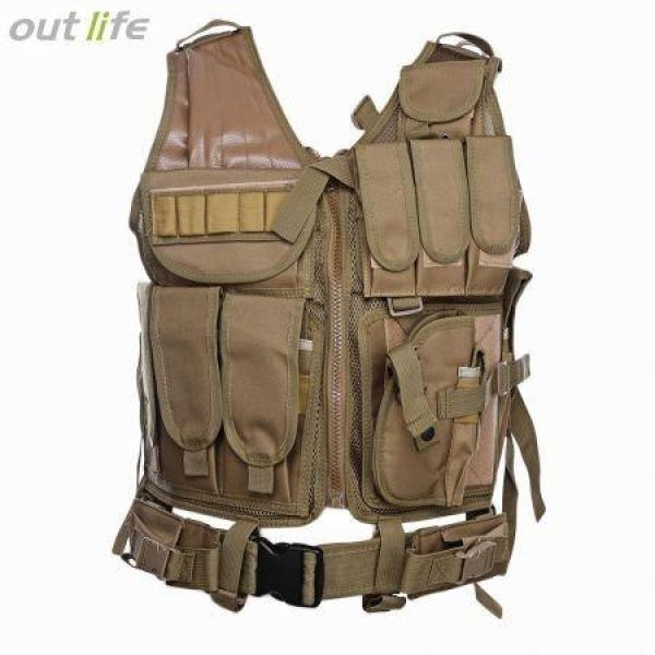 Outlife Outdoor Hunting Military Tactical Paintball Molle Vest