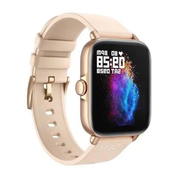 P28 Plus Smart Watch with Large Full-touch Display,Various Tracking,Long Battery Life Compatible with Android iOS(Gold)