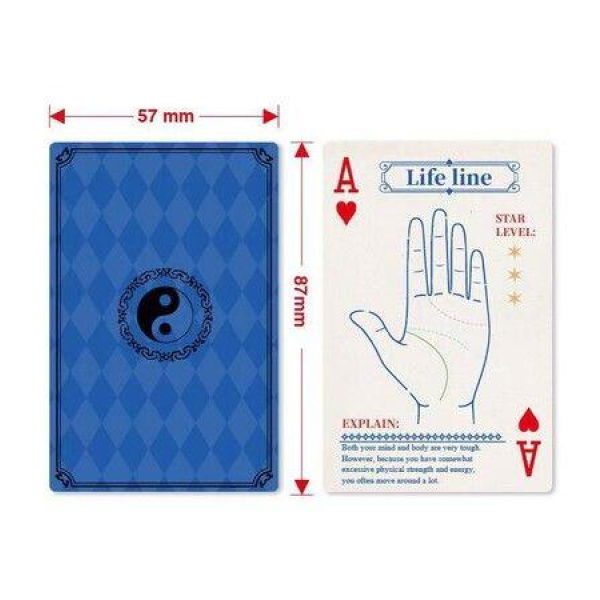 Palmistry Poker Playing Cards Palm Print Design Fortune Telling Party Game Divination Entertainment Christmas Birthday Gift