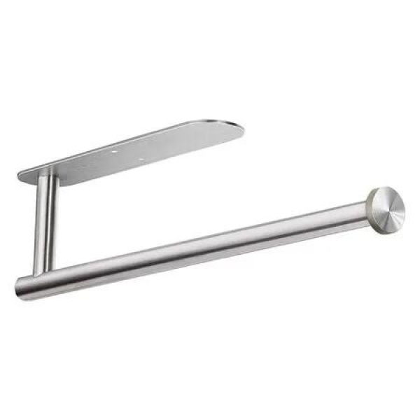 Paper Towel Holders for Kitchen, Paper Towels Bulk, Self Adhesive Under Cabinet, Both Available in Adhesive and Screws, Stainless Steelï¼Œ Silver