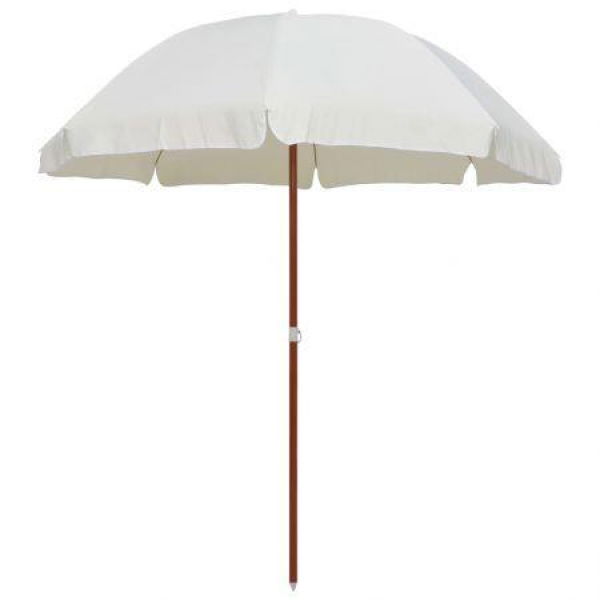 Parasol With Steel Pole 240 Cm Sand