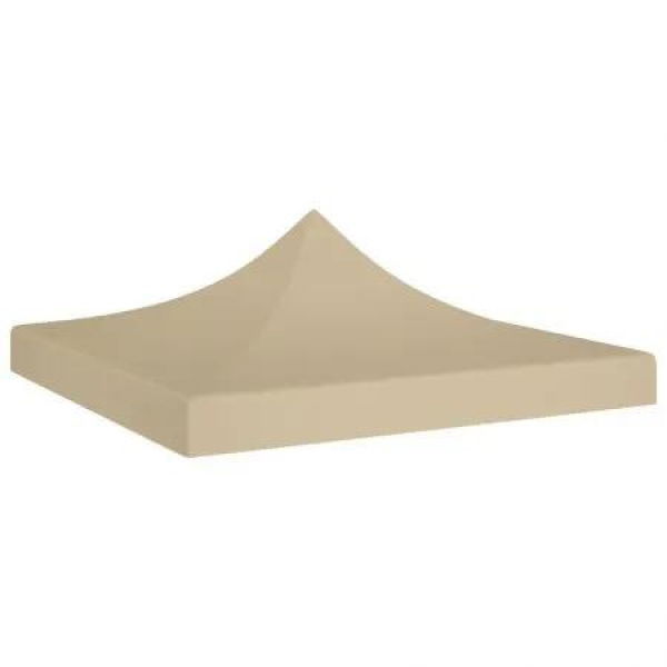 Party Tent Roof 2x2 m Beige 270 g/mÂ²