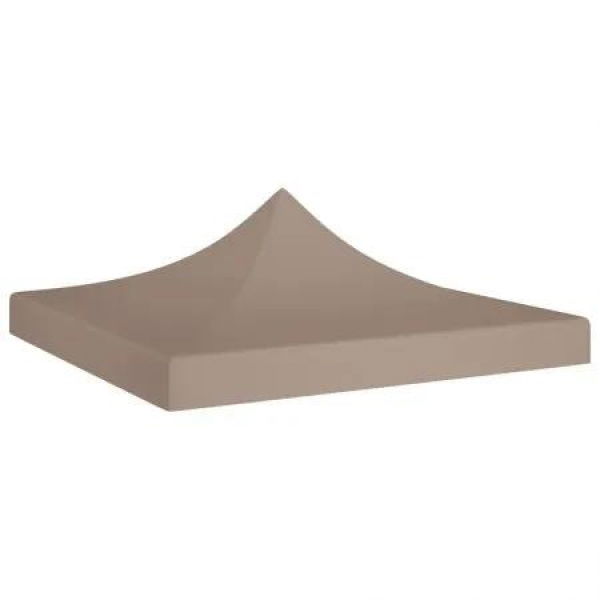 Party Tent Roof 2x2 m Taupe 270 g/mÂ²