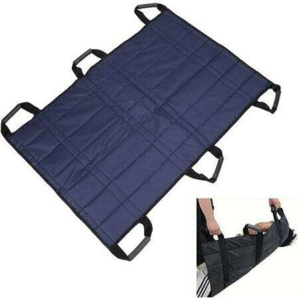 Patient Transfer Board With 6 Reinforced Handles For Turning Moving Physically Impaired Elderly