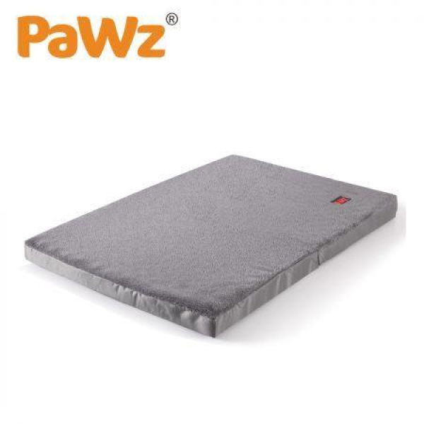 PaWz Pet Bed Foldable Dog Puppy Beds Cushion Pad Pads Soft Plush Black M