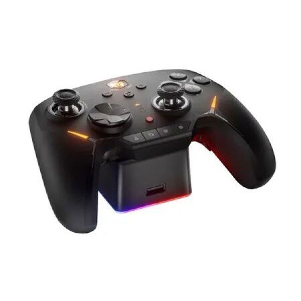 PC Gaming Controller, Wireless Controller with Custom Button, 6 Axis Gyro for Windows 10, Android, iOS, PC