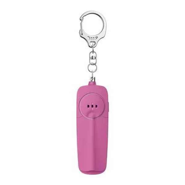 Personal Alarm Keychain 130dB Self Defense Security With Led Light For Women Girls Kids Elderly Color Red