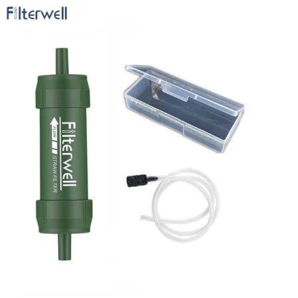 Personal Water Filter Straw Mini Water Purifier Survival Gear For Hiking Camping Travel And Emergency Preparedness