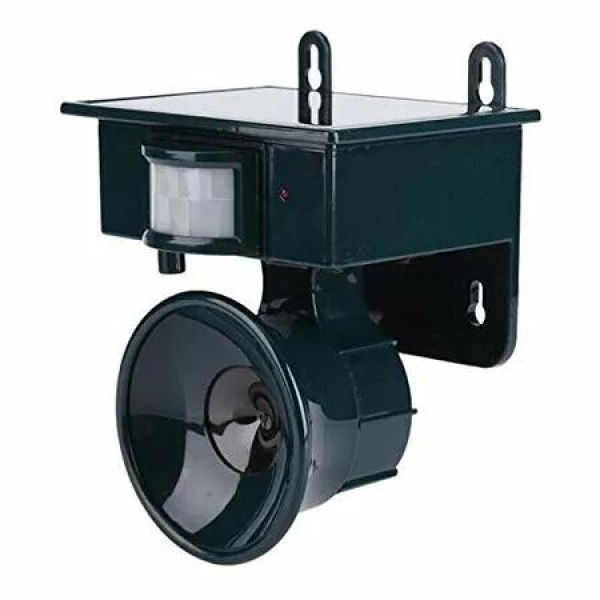 Pest Repeller Solar Powered Outdoor Ultrasonic Bird Crow Animal Repellent Scarer Garden Wildlife Deterrent Eco Friendly