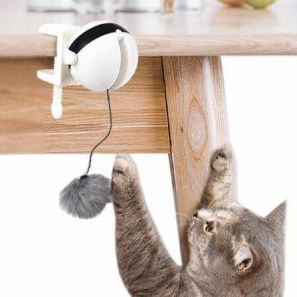 Pet - Maxim Automatic Yo-Yo Interactive Cat Toy Light Catch With Feather Toy