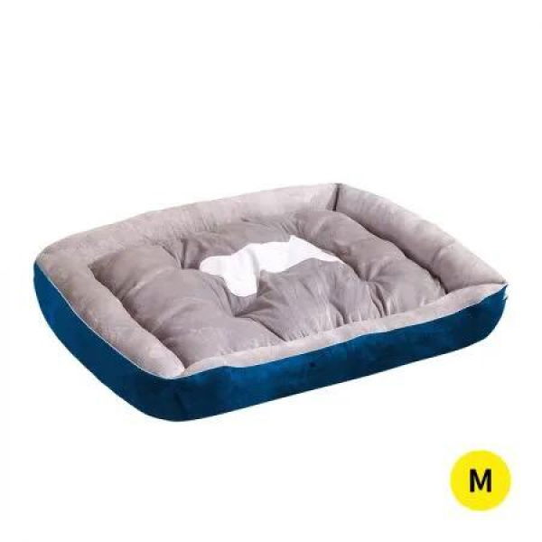 Pet Bed Dog Beds Bedding Mattress M Navy Medium