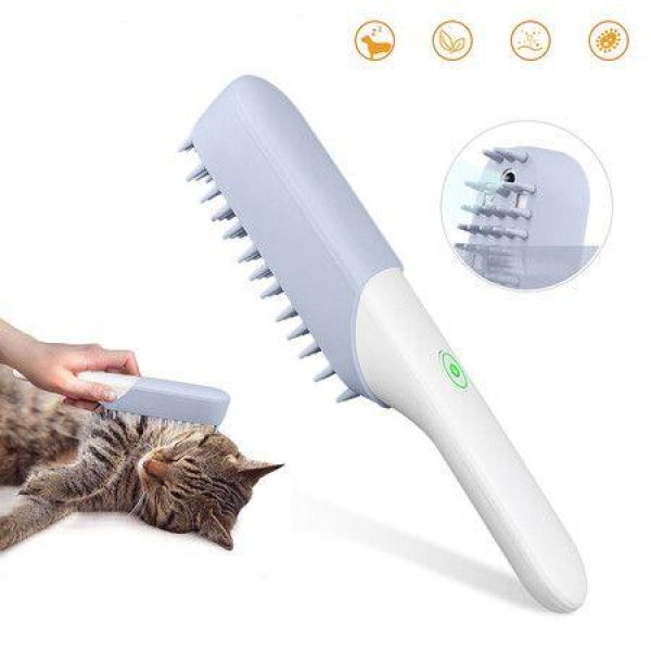 Pet Brush Grooming Comb Dog Cat Deodorization Brush Natural Electric Ozone Ionic Sterilization And Deodorization Massage Comb