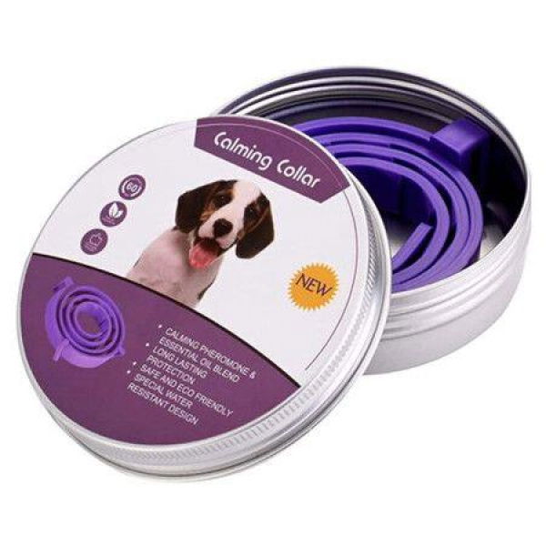 Pet Calming Collar: Relaxing Anxiety Reliever Eliminate Anxiety Collar For Small Dogs (Length 62cm)