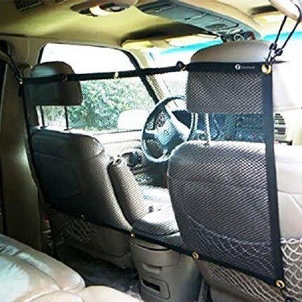 Pet Car Net Barrier-Universal Mesh Vehicle Pet