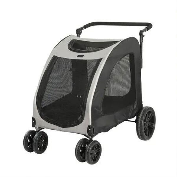 Pet Dog Stroller Pram Carrier Cat