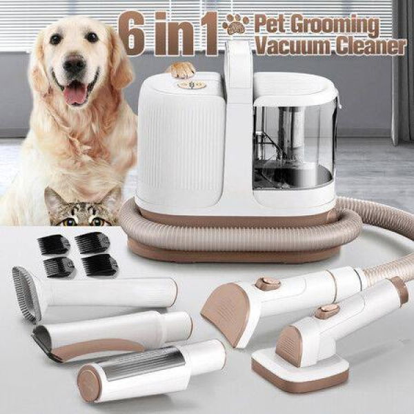 Pet Grooming Kit Vacuum Cleaner Dog Cat Hair Remover Clipper Deshedding Slicker Brush Trimmer Pro Groomer 5 Professional Tools