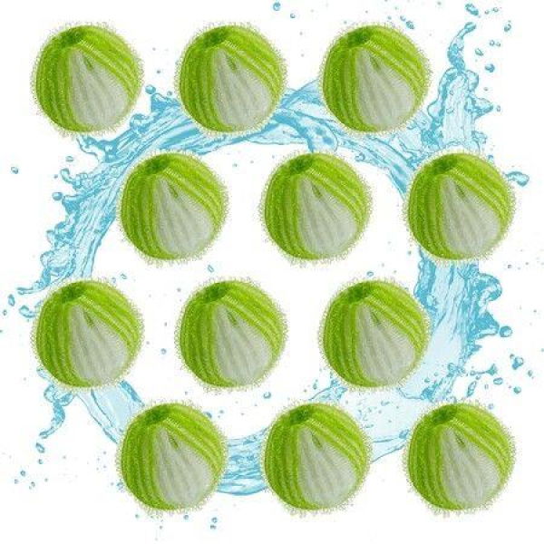 Pet Hair Remover For Laundry 12 Pack Reusable Lint Remover Hair Catcher For Washing Machine Washing Balls For Clothes For Dogs Cats Pets