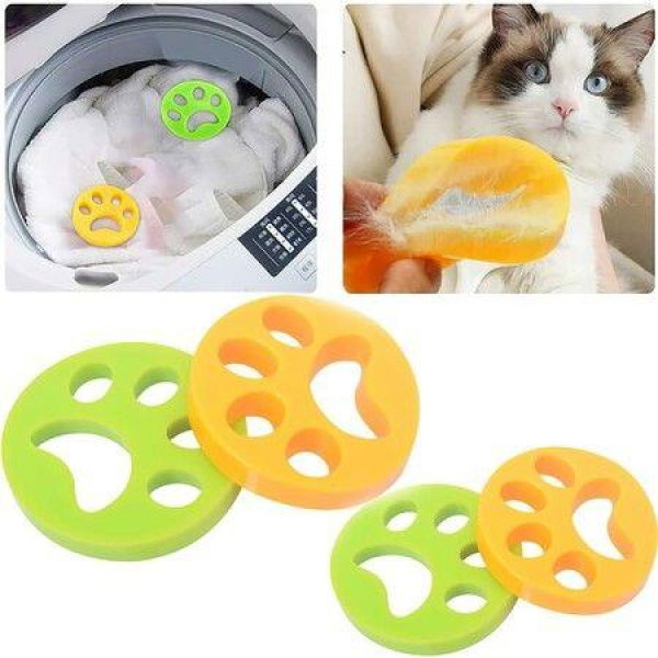 Pet Hair Remover For Laundry (2 Pcs) Catcher For Laundry Clothes Bedding And Hair Eco-Friendly & Reusable Hair Remover Ball For Washing Machine.