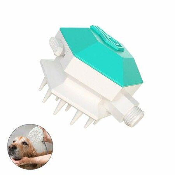 Pet Shower Sprayer With Brush Bathing Tool Scrubber Pet Shower Kit For Dogs Cats