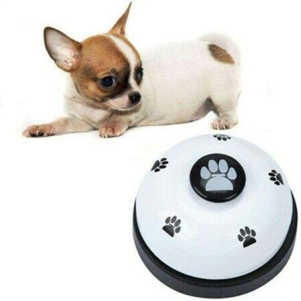 Pet Training Bells - Dog Bells For Potty Training And Communication Device (White)