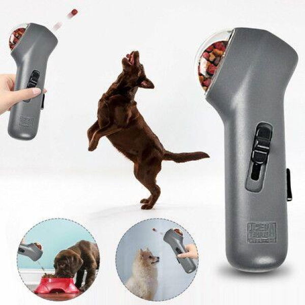 Pet Treat Launcher Dog Food Catapult Puppy Snack Shooter Feeder Pet Training Food Dispenser Toys Dog Interactive Toys