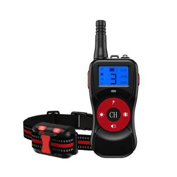 Pets Dog Training Collar, Range 800 Meters, Rechargeable Dog Shock Collar, for Medium and Large Dogs with 4 Training Modes