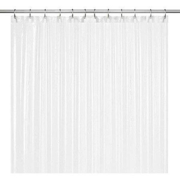 PEVA Bathroom Shower Curtain Liner 8G Heavy Duty Waterproof Shower Curtain Liner Frosted (180x180cm)