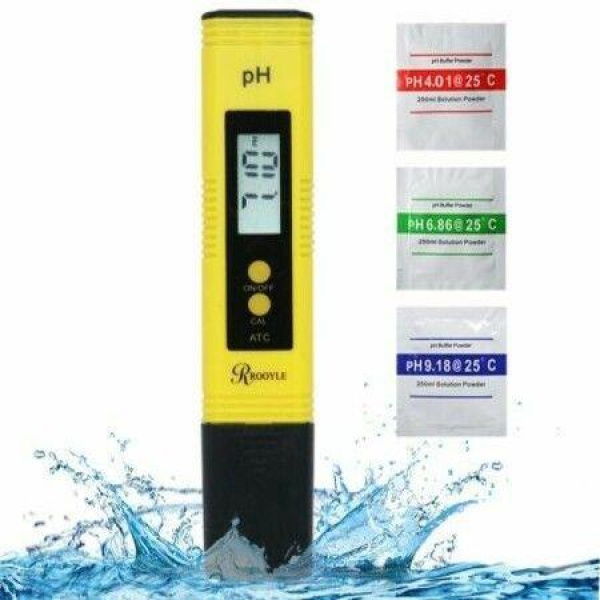 PH Meter: Digital PH Meter With 0.01 PH Accuracy And 0.00-14.00 PH Measurement Range For Water Quality.