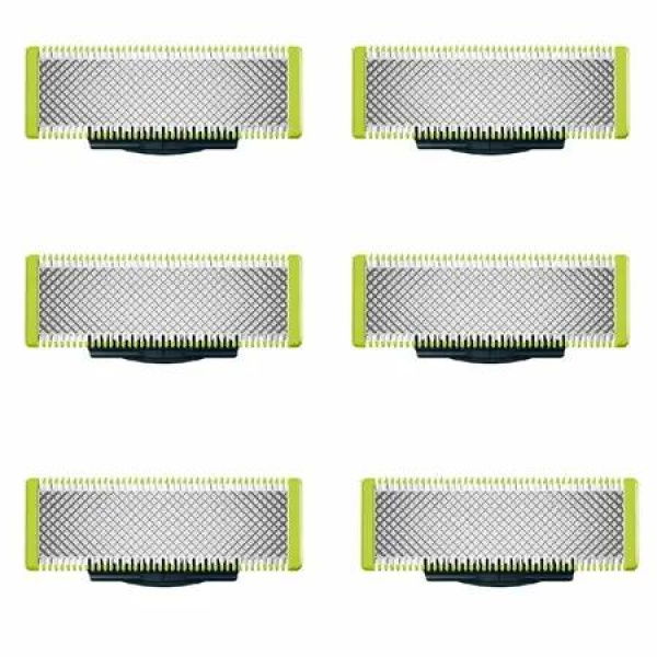 Philips Norelco Blades Replacement 6PCS OneBlades Compatible Sharp Shaving Precision Grooming Heads Easy Fit Durable