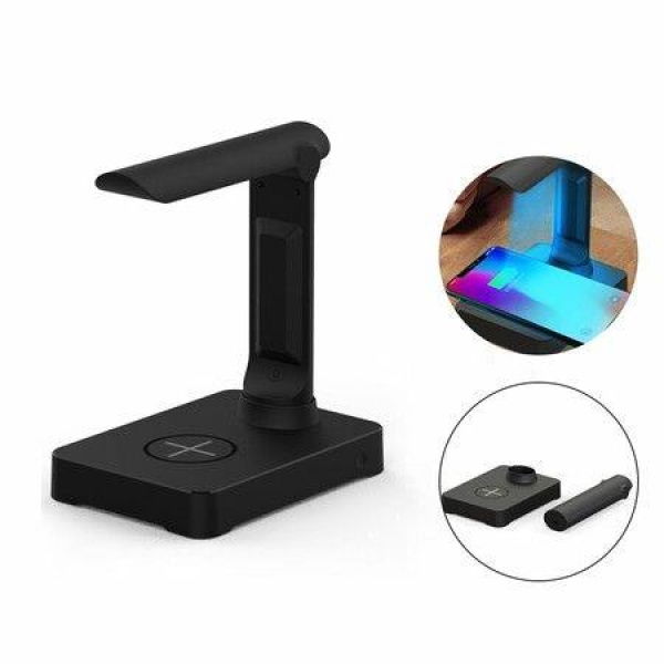 Phone Cleaner Wireless Detachable Travel Wand Wireless Charging Stand With Safety Protection Cell Phone Cleaner With Gravity Sensor