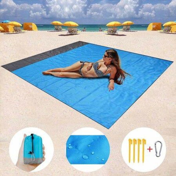 Picnic Blanket Beach Blanket Towel Waterproof Sand Repellent Fast Drying And Compact Camping Blanket For Traveling Camping Hiking (200*210cm)