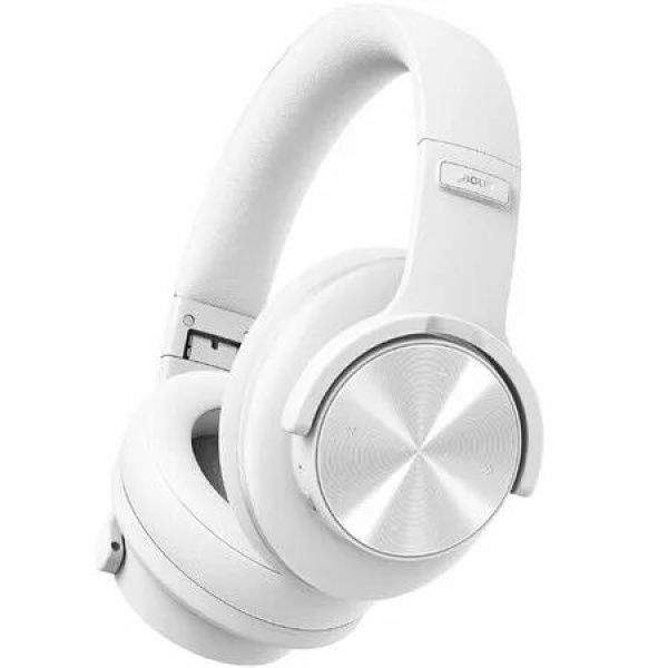 Picun B8 Bluetooth Headphones,120H Playtime Headphones Wireless Bluetooth with 3 EQ Modes,Low Latency,Hands-Free Calls,Over Ear Headphones White