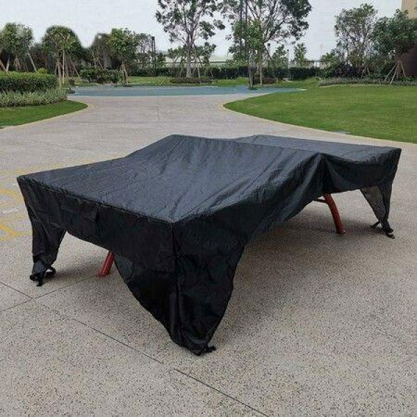 Ping pong table cover outdoor waterproof, Table Tennis Covers, Black 280 x 152 x 76 cm