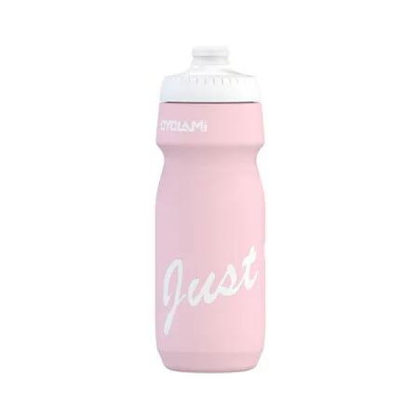Pink 650ml Sports Squeeze Bottle Squeeze And Drink Convenient And Quick for Bicycle Road Mountain