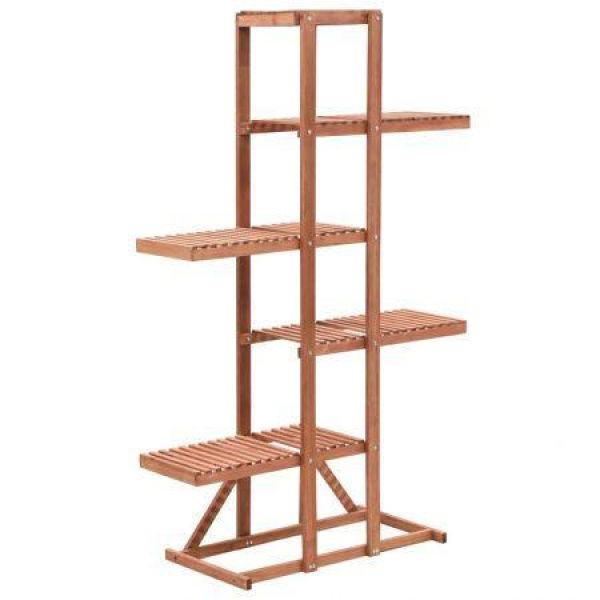 Plant Stand Cedar Wood 86x36x139 Cm