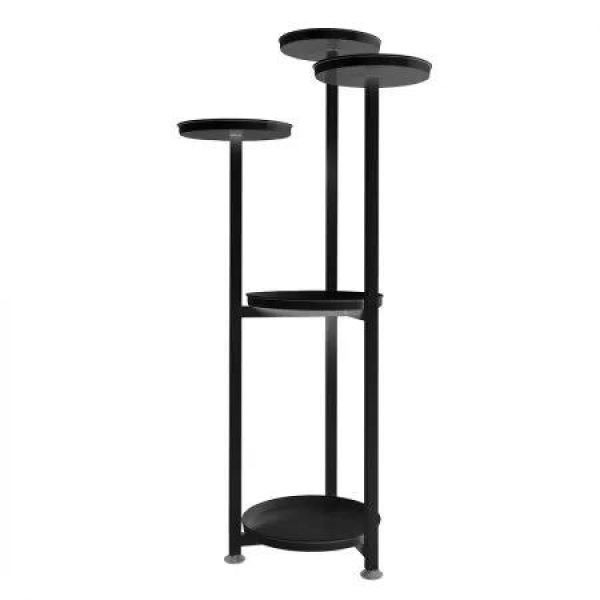 Plant Stand Outdoor Indoor Flower Black Large
