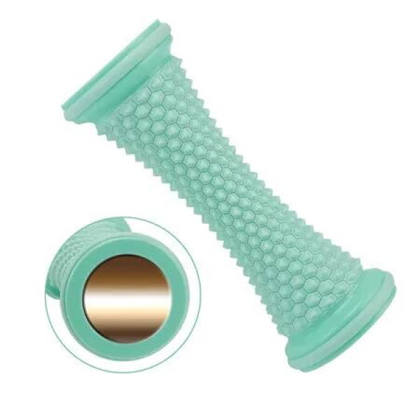 Plantar Fasciitis Relief Roller, Portable Foot Massager Roller Deep Reflexology Tissue Muscle Massage for Foot Heel, Yoga Fitness Aids, Green